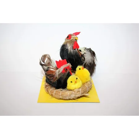 Riffelmacher & Weinberger Hahn, Huhn und 2 Küken Deko