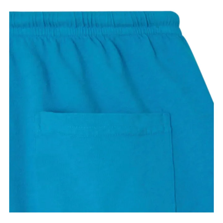 American Vintage Short Lopintale Coton et Lin | Bleu