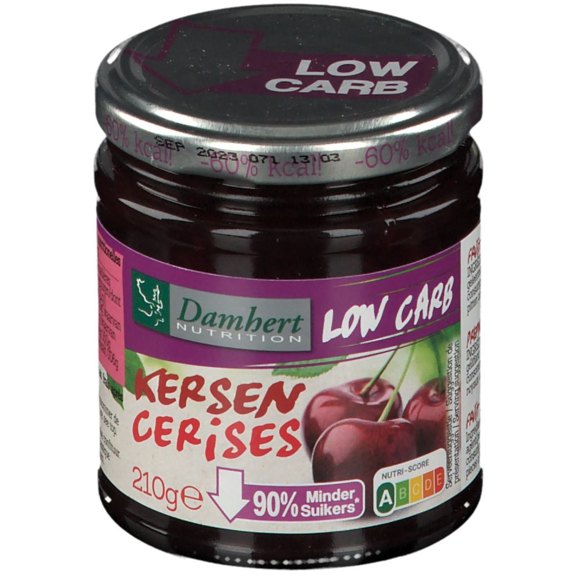 Damhert LOW CARB Kirschen Konfitüre