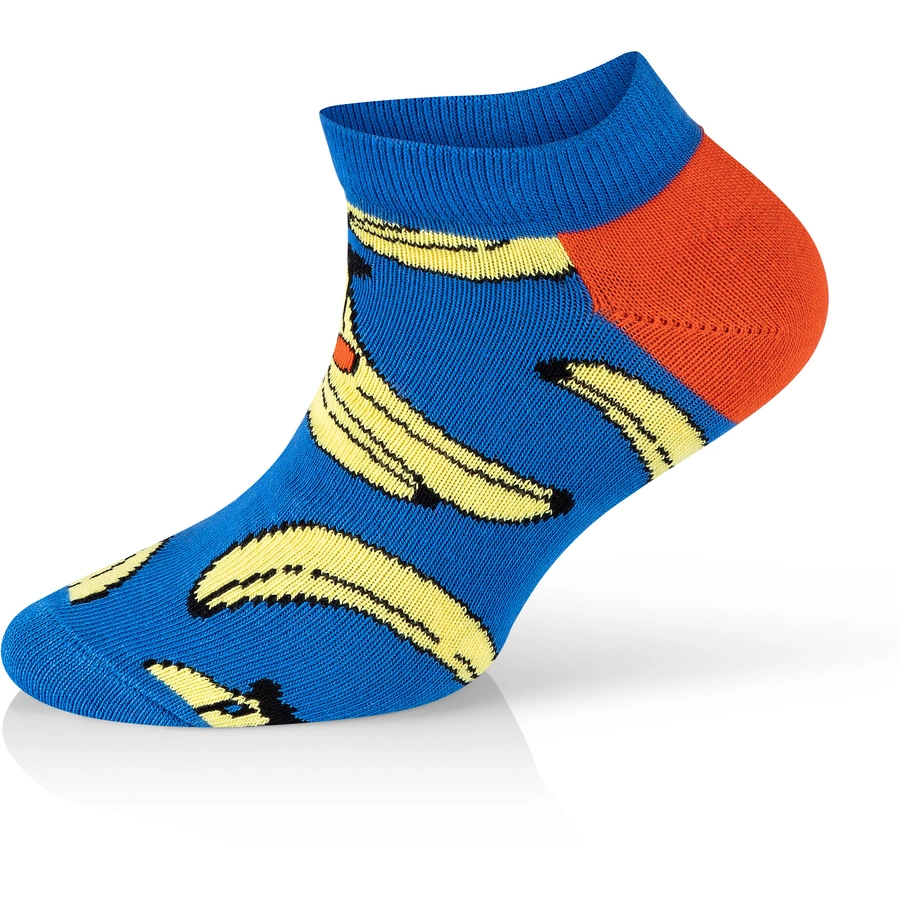 Happy Socks Sneakersocken 4-Pack Kids Low Car-Lunch Time multi_coloured