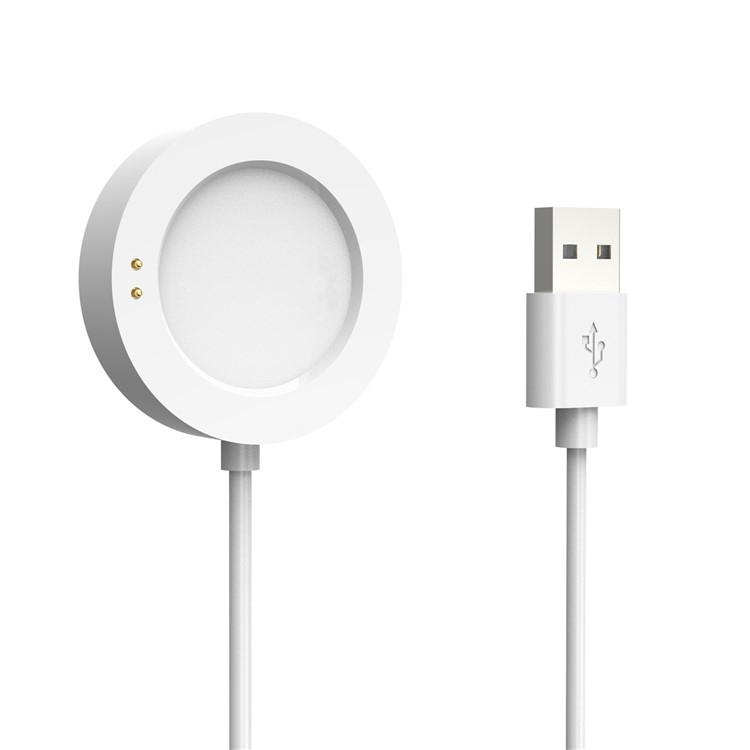 (1m) USB A auf Xiaomi Watch S2 Magnetisches Ladekabel - Weiss