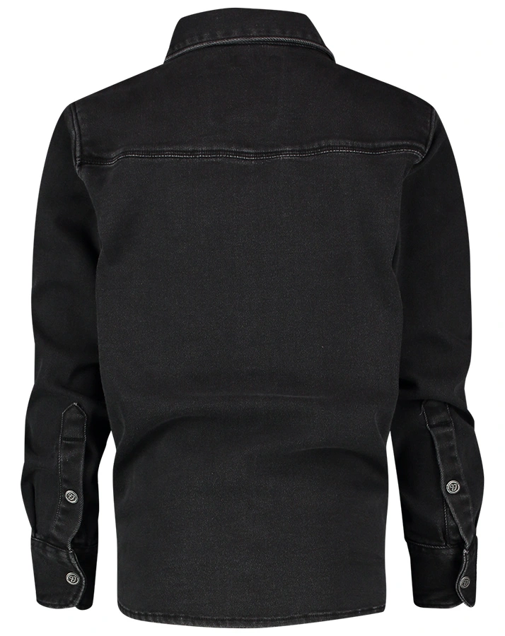 Jeans-Hemd LUCAS in schwarz