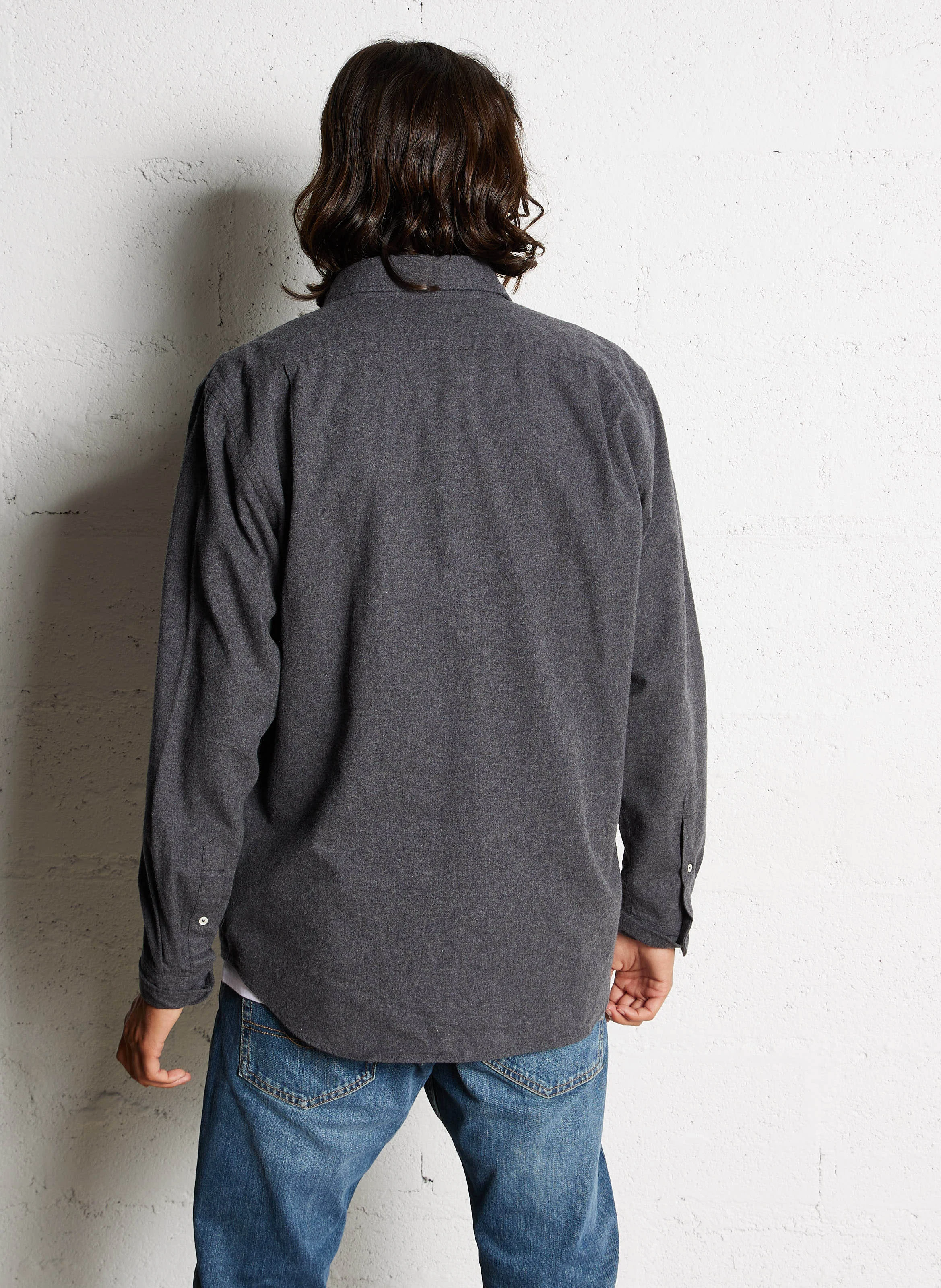 PAUL - Chemise col classique en coton | Gris