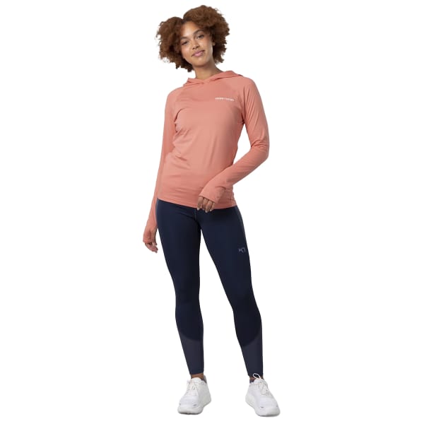 T-shirt running KARI TRAA SANNE SUNSHIRT PEACH PINK