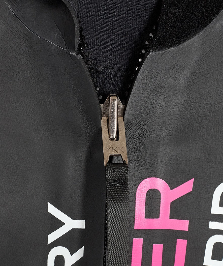 Watery våddragt til damer - Calder Rapid - Sort/pink