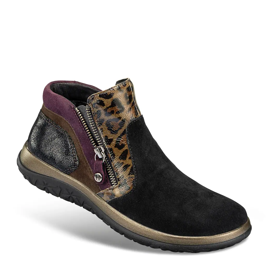 DAMEN - Stiefelette PARIZA schwarz-braun