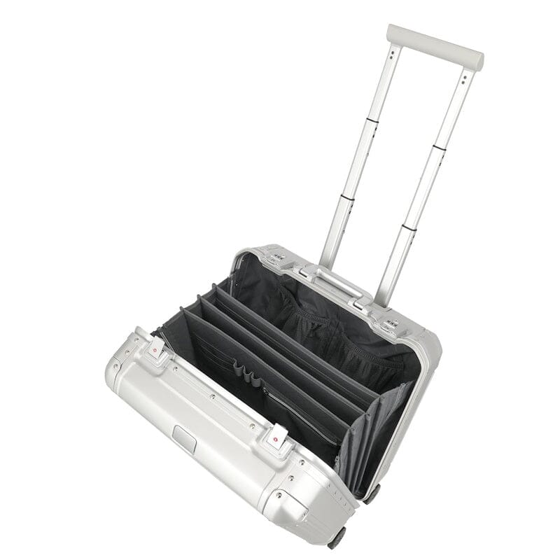 Travelite Next 4W Business Trolley Aluminium Silver