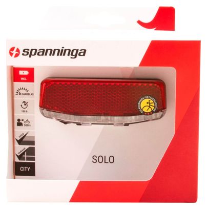 SPANNINGA feu arrière Solo Xb batterie 50/80mm