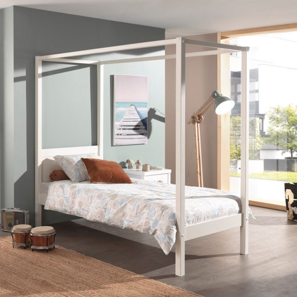 Vipack Pino Hemelbed Wit 90 x 200 cm