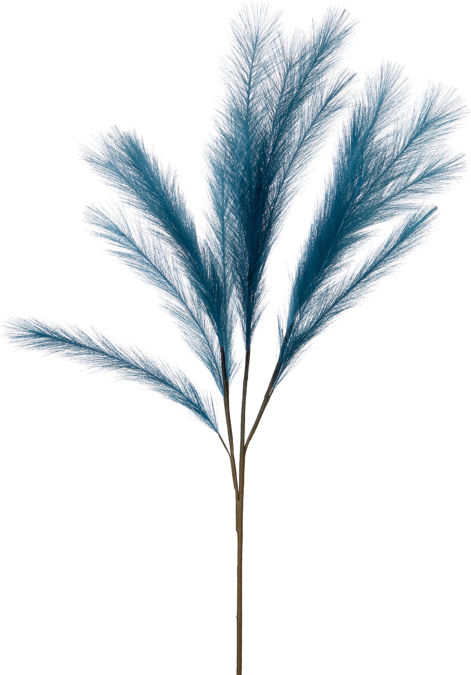 Intratuin kunsttak pluimen blauw 107 cm