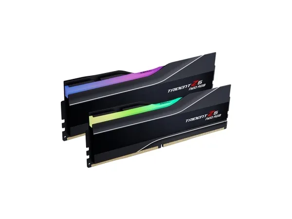 G.Skill Trident Z5 Neo RGB - DDR5 - sæt - 32 GB: 2 x 16 GB - DIMM 288-PIN - 6000 MT/s / PC5-48000 - CL30 - 1.35 V - ikke bufferet - ikke-ECC - mat sort