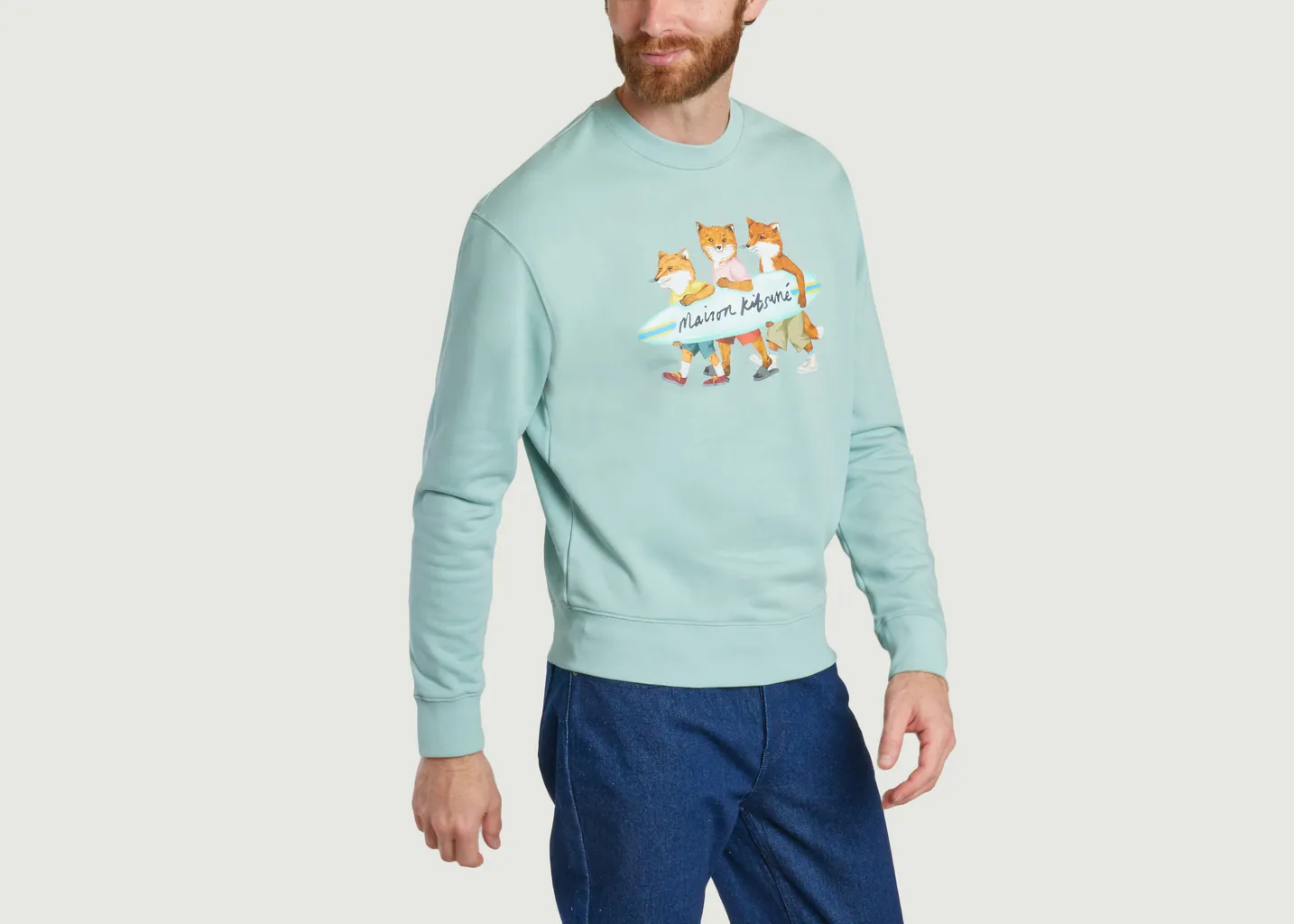 Sweat Surfing Foxes Maison Kitsuné