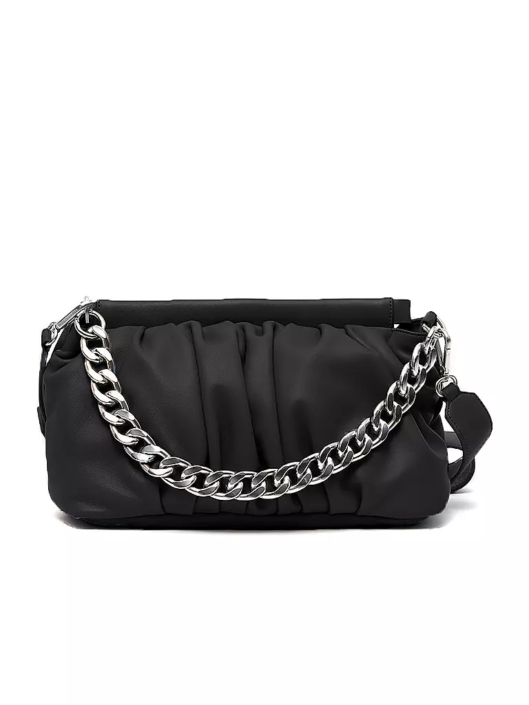 LES VISIONNAIRES Ledertasche - Umhängetasche LUCY schwarz