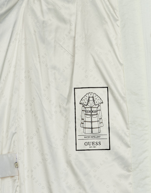 Guess - MARISOL LONG BELTED JACKET Blanco