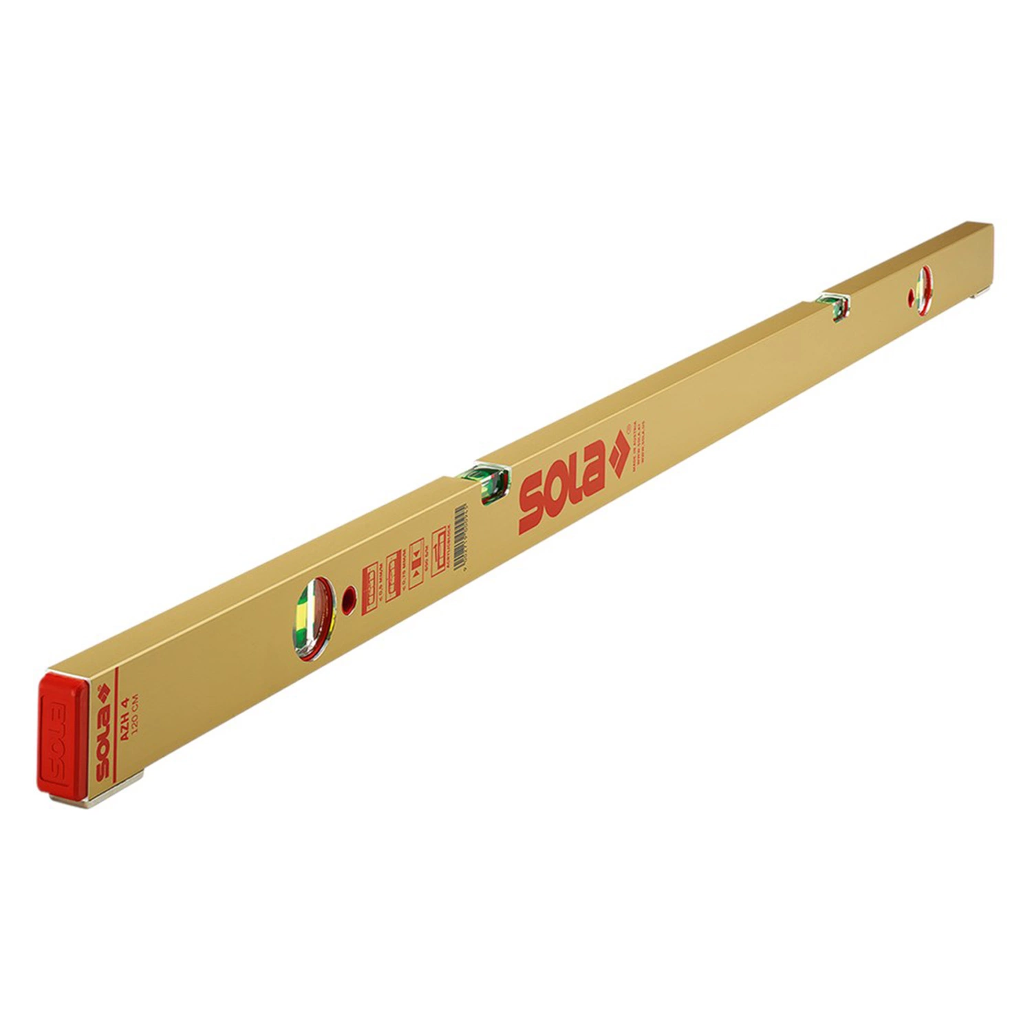 Sola AZH4/180 Stelwaterpas met voetjes - 180 cm (4 libellen)