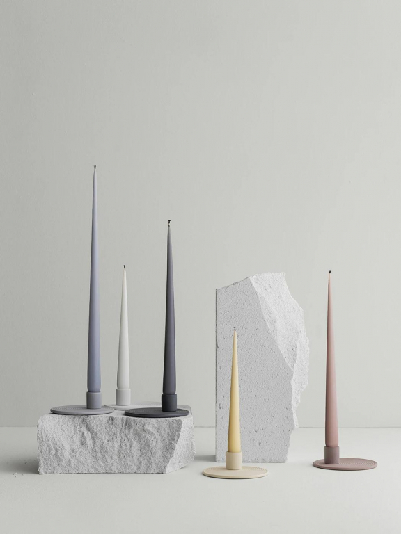 Blomus Nona kandelaar wit