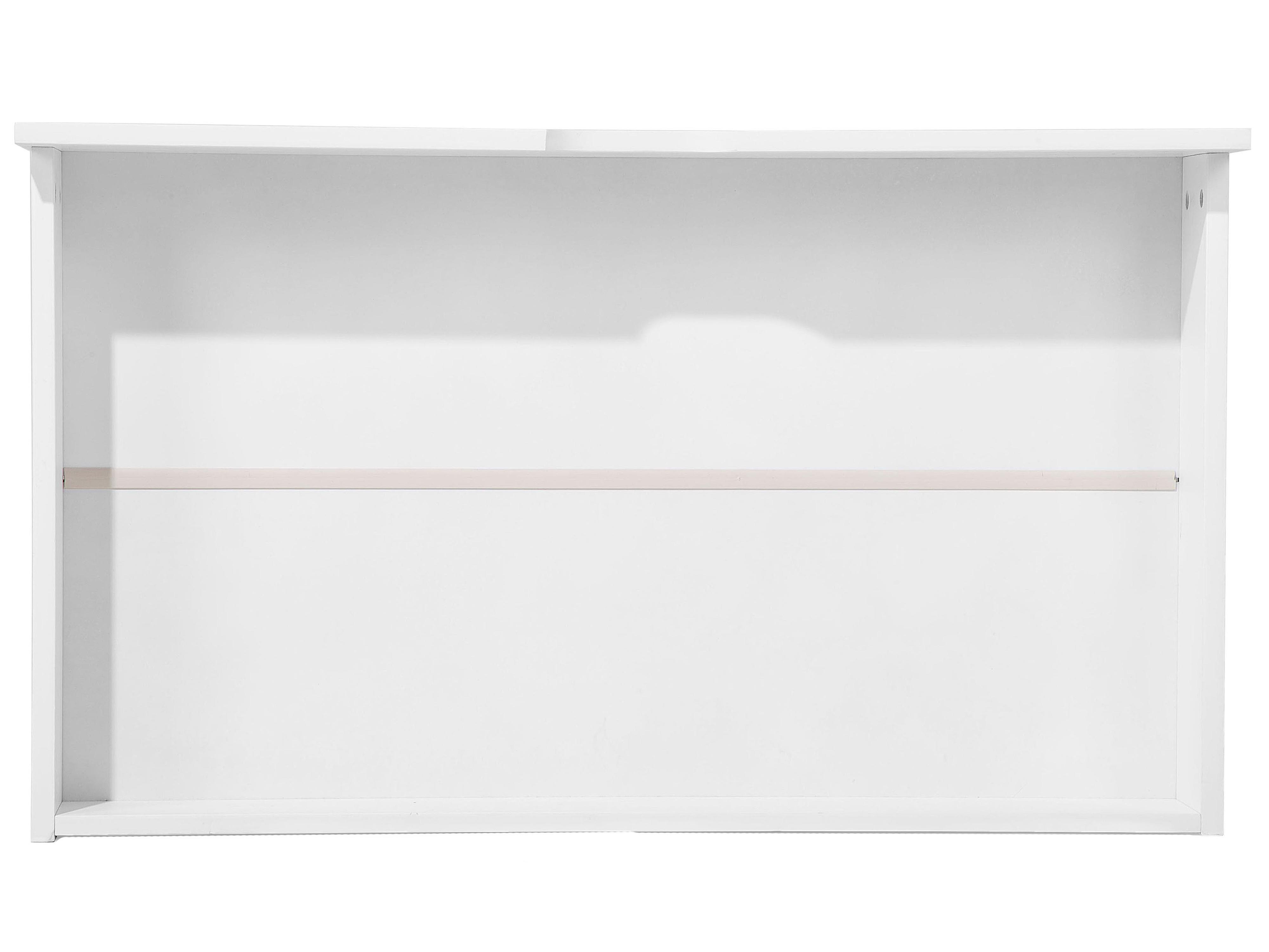 Hoogslaper met laden Dennenhout REGAT 90 x 200 cm Wit