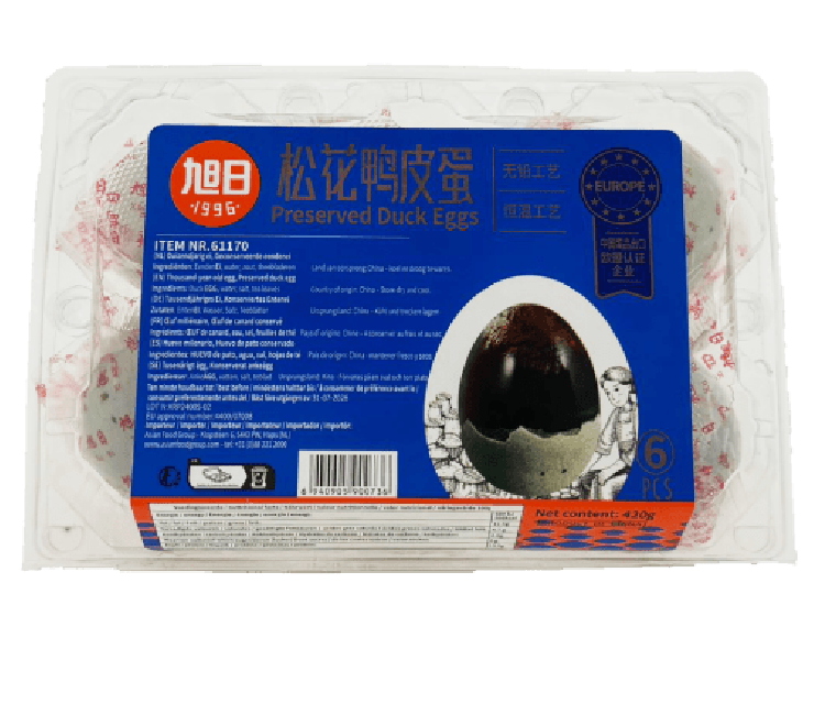 Shen Dan Geconserveerde Gezouten Eendeneieren 6st 408g