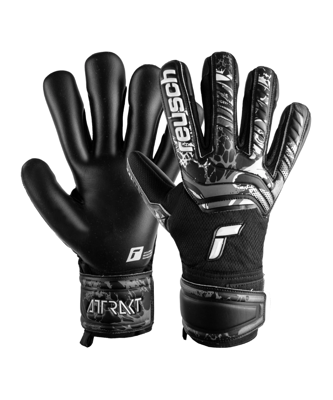 Reusch Attrakt Infinity Torwarthandschuhe Schwarz F7700