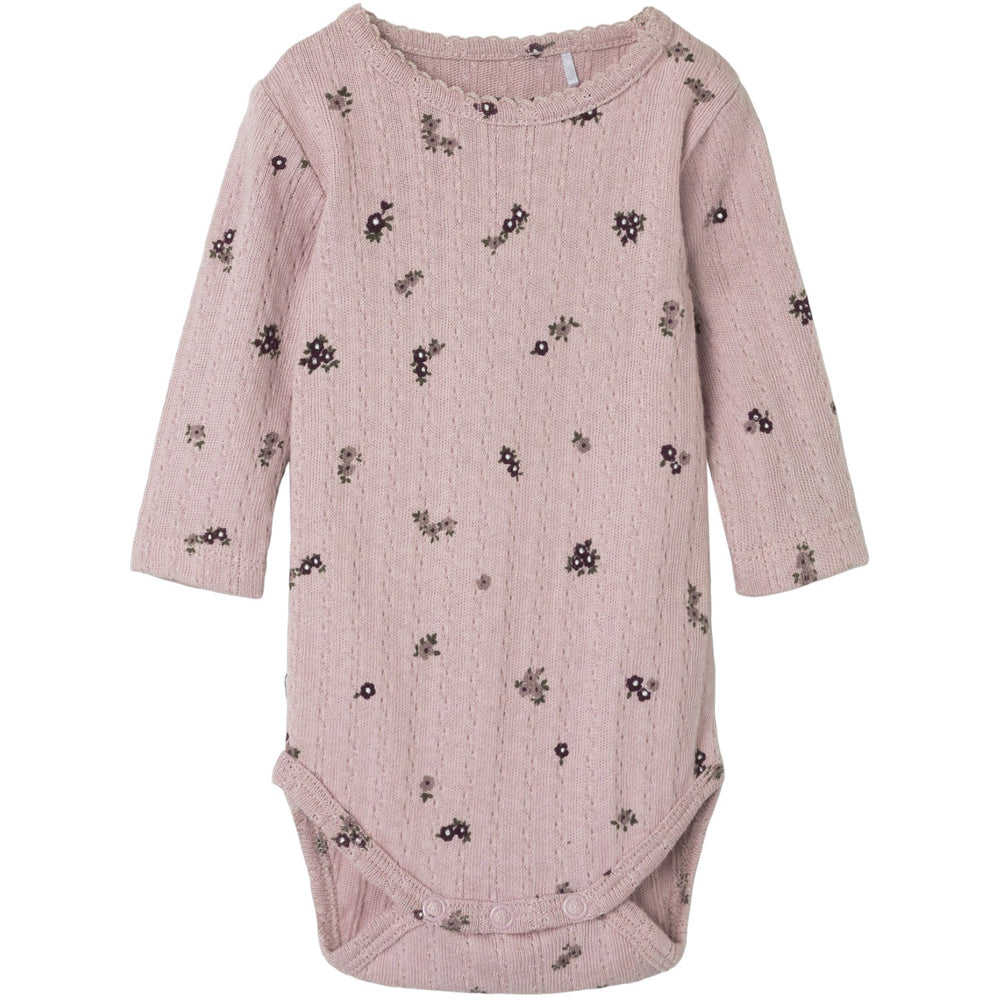 Køb Name It Burnished Lilac Nbflower Ls Body