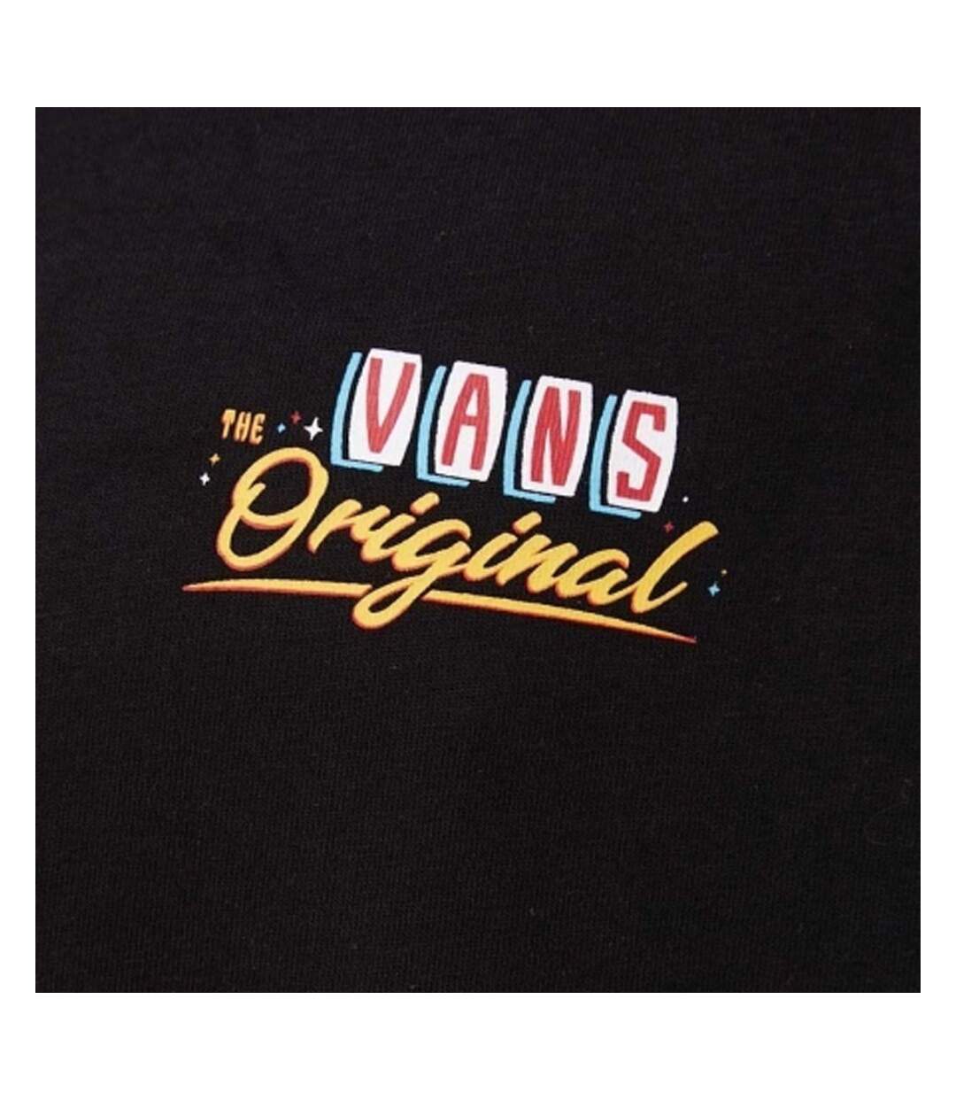 T-shirt Noir Homme Vans Lucky