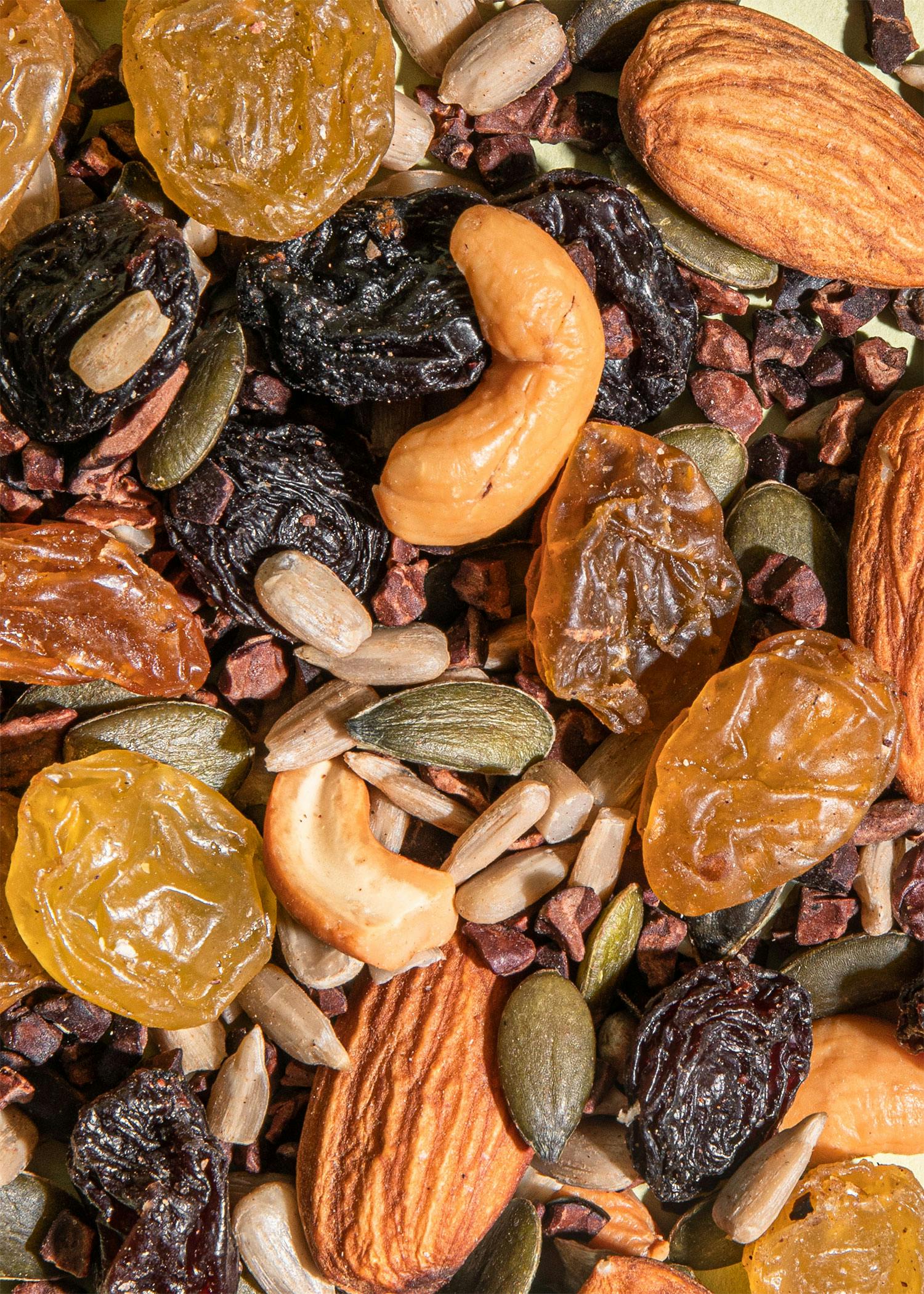 Studentenfutter mit Saaten und Kakaonibs 1 kg
