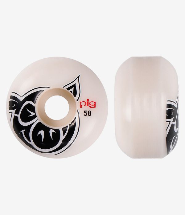 Pig Head Rollen (white) 58mm 101A 4er Pack