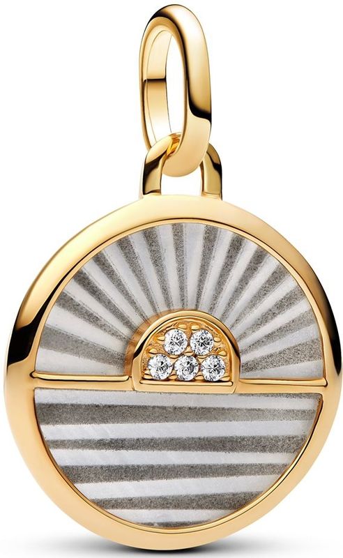 Pandora  - Dames Bedel - goudkleurig & Wit