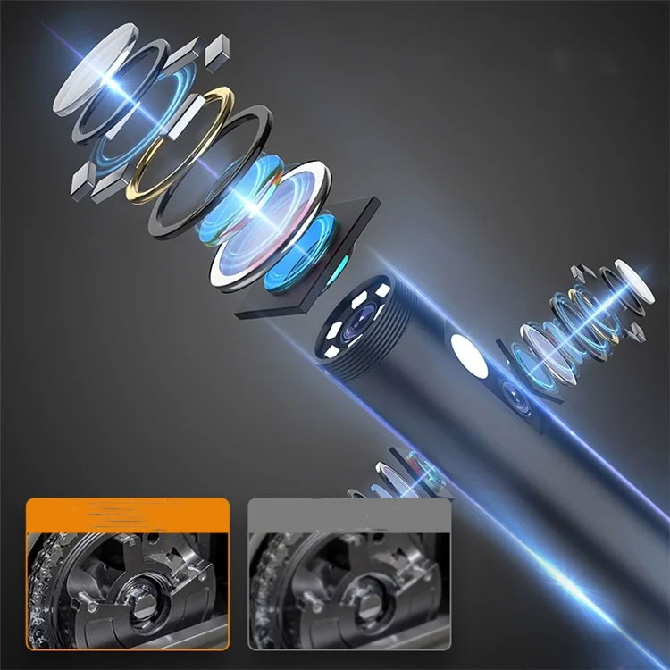 (5m) Wasserfeste Dual Lens Endoskopkamera mit 5