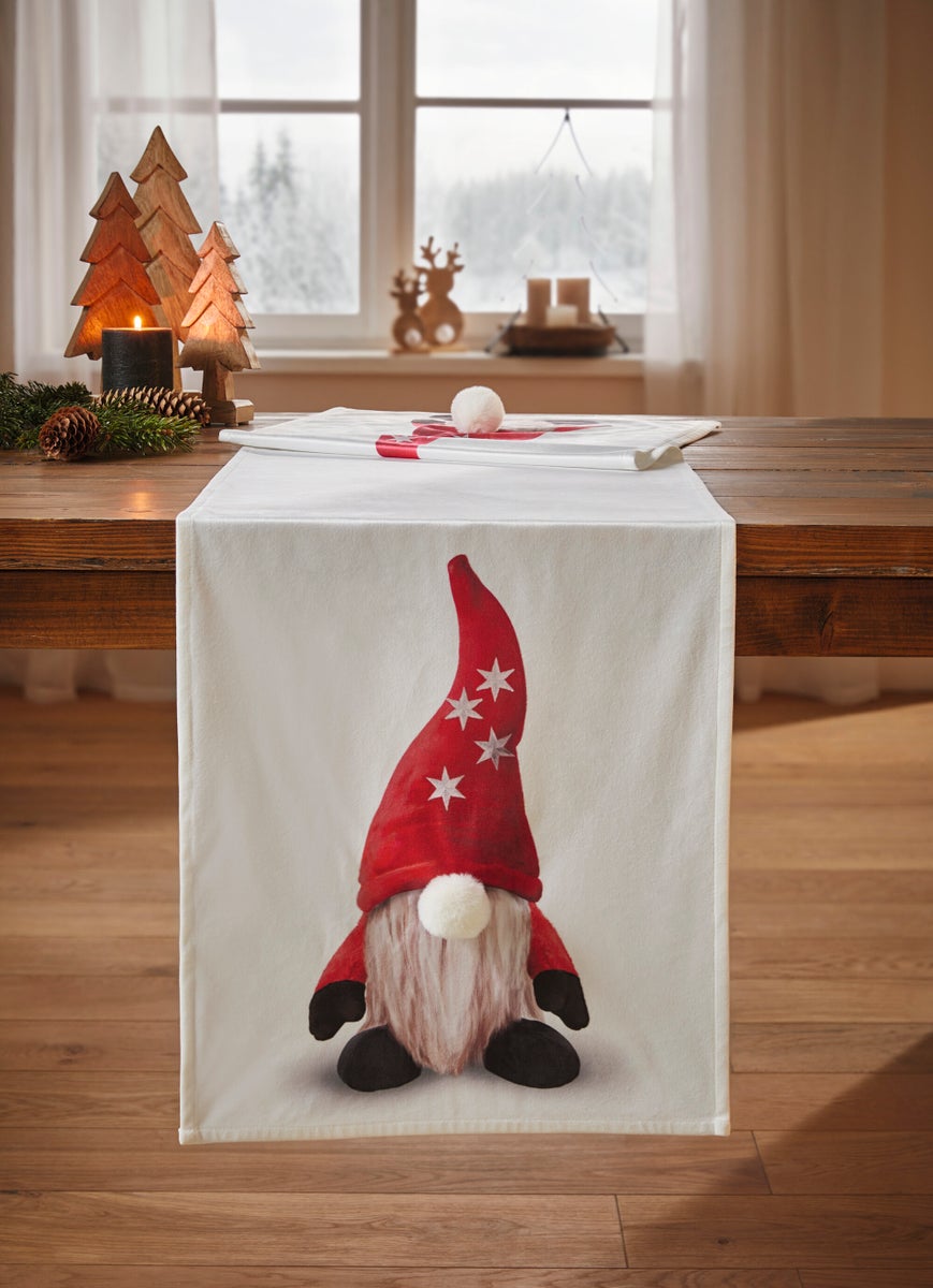 FRANK FLECHTWAREN | Tafelloper met dwergneus, 40 x 140 cm, POLYESTER