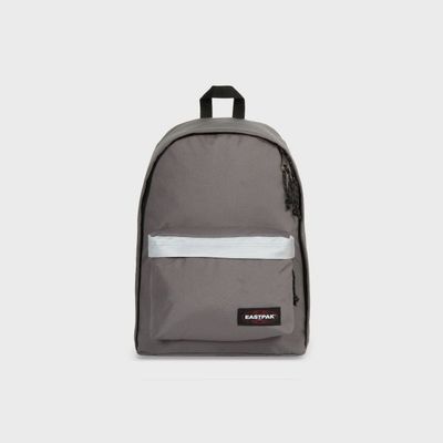 EASTPAK Out Of Office - Sac à dos reflective stripe grey avec compartiment pour ordinateur portable