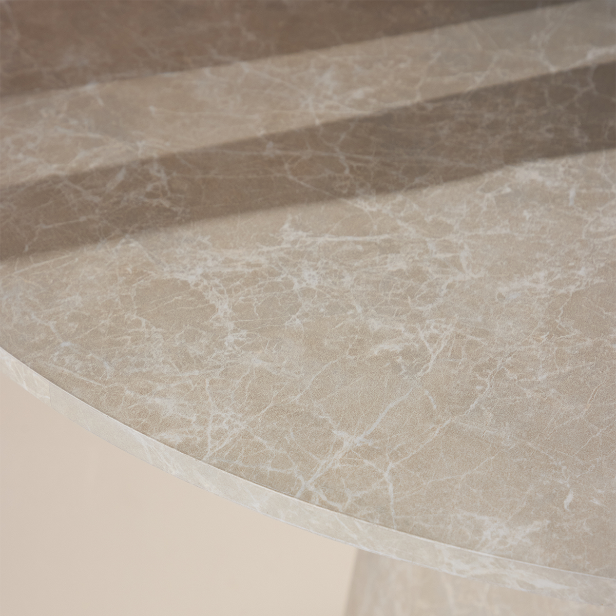 Eettafel Trude Beige marmerlook