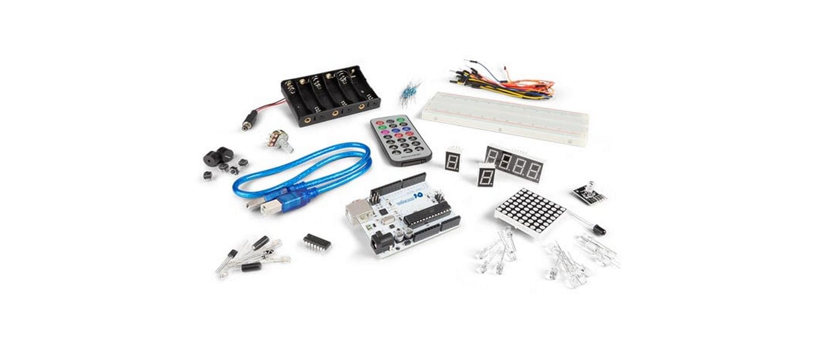 Starter Kit ATmega328, Arduino Uno kompatibelArduino kompatibler Starter Set mit ATmega328 Entwicklerboard