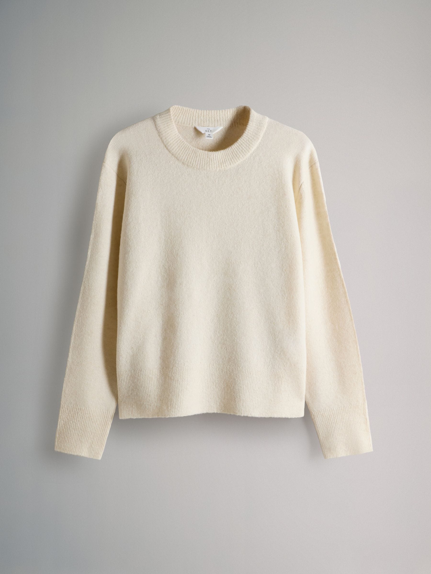 Bruin/donkerroze/crèmekleurig - The Set 3 Pack Crew Neck Knitted Jumpers with Wool