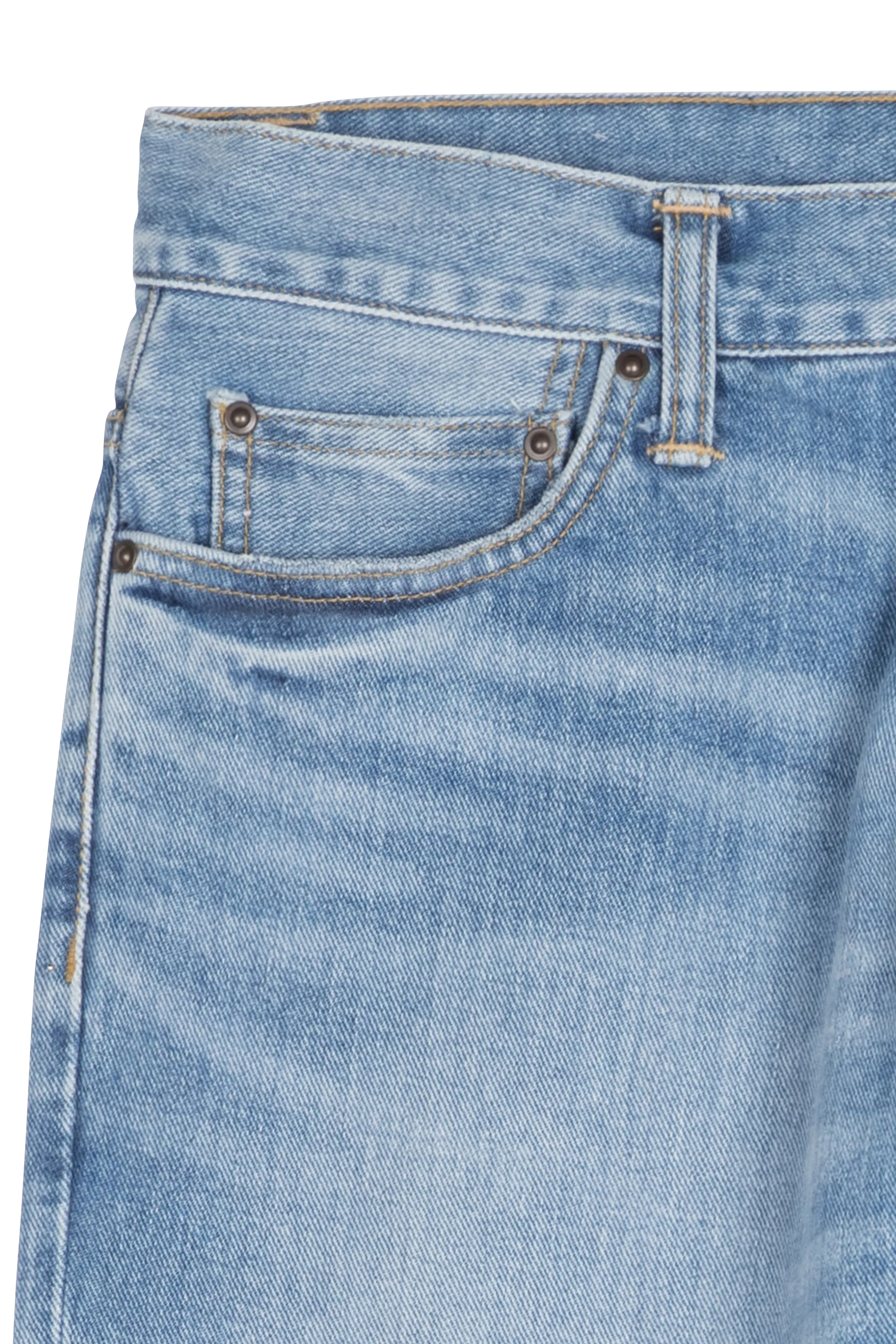 CARHARTT WIP Jean droit en coton bio  KLONDIKE Bleu