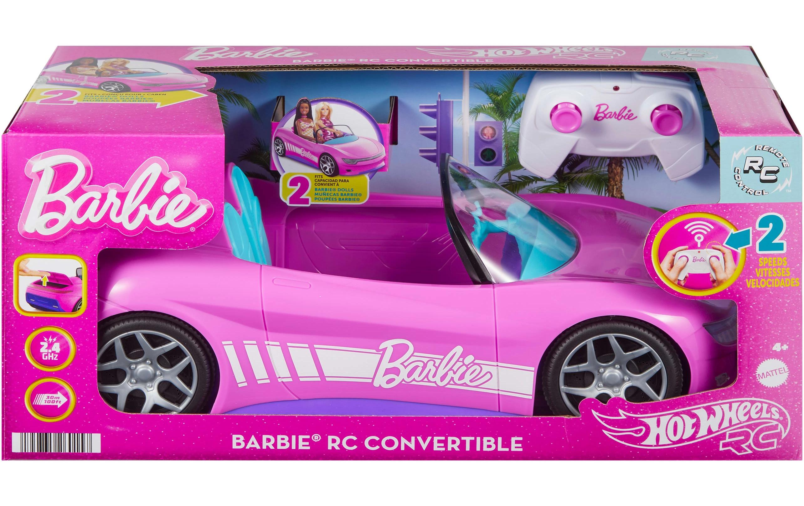 Auto Hot Wheels Barbie Cabrio RCSpielzeugfahrzeug
