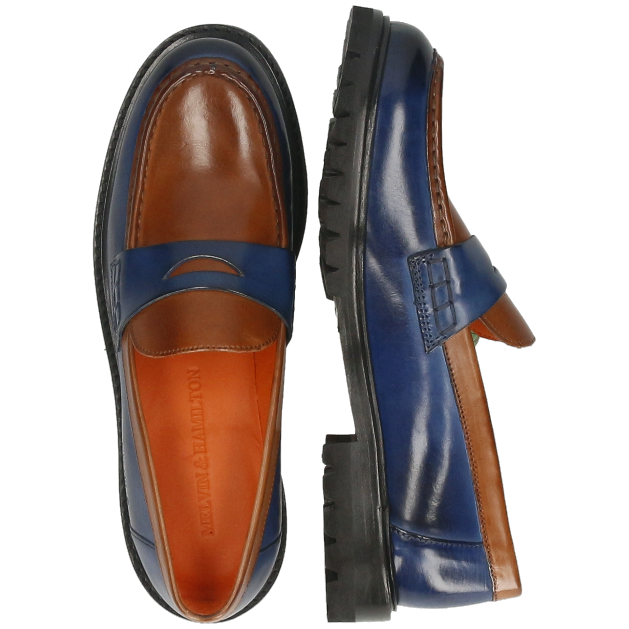 REGINE 6 - Mocassins à talon plat | Multicolore