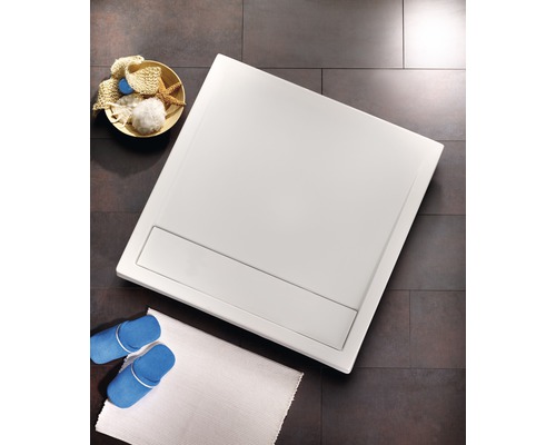 OTTOFOND Arkon douchebak 80 x 80 x 4 cm wit glanzend glad 992001