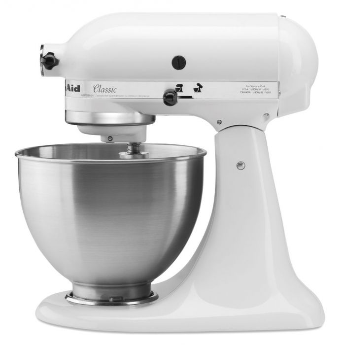 KitchenAid 5K45SSEWH, weiß, 4,28L by Bartscher