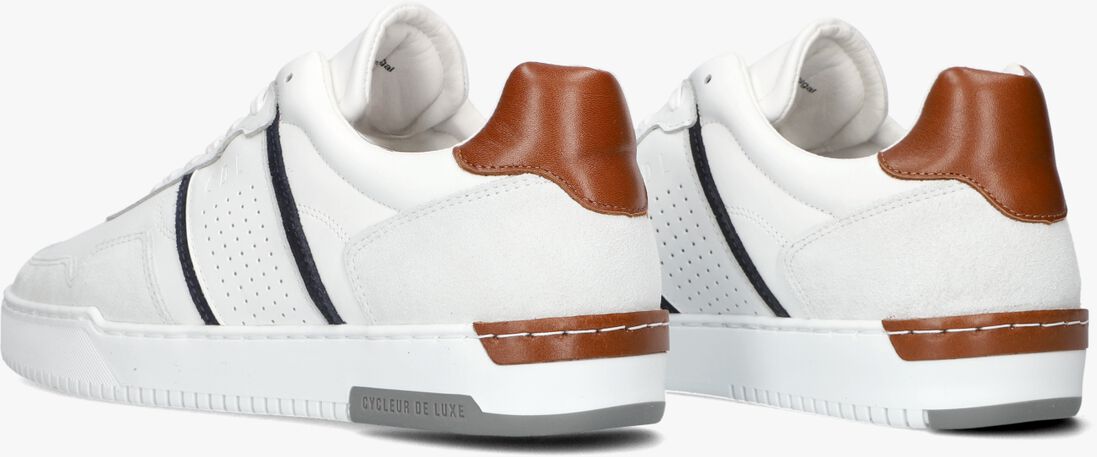 CYCLEUR DE LUXE witte cycleur de luxe lage sneakers velodrome
