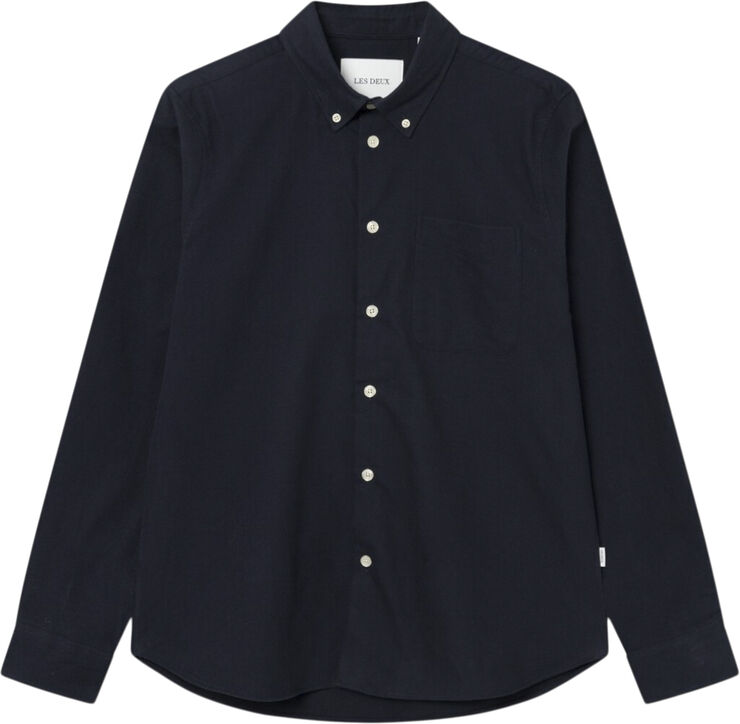 Les Deux Karl Peached Shirt Navy