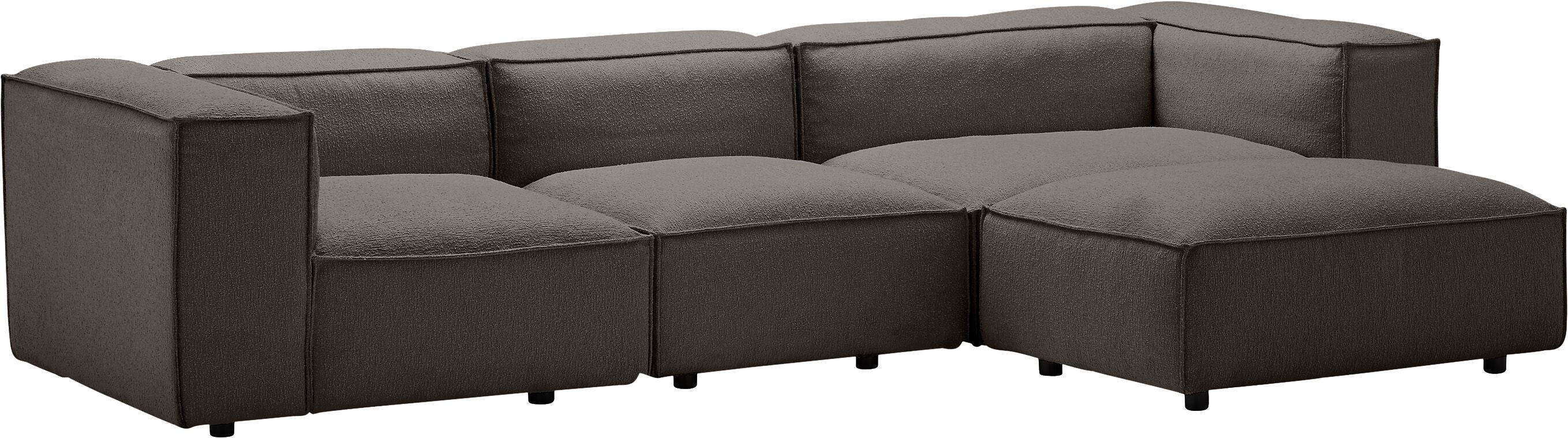 MOOD Ecksofa - Anthrazit / B: 291.0 cm x T: 168.0 cm x H: 65.0 cm