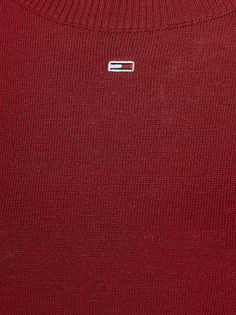 TOMMY JEANS Pullover rot