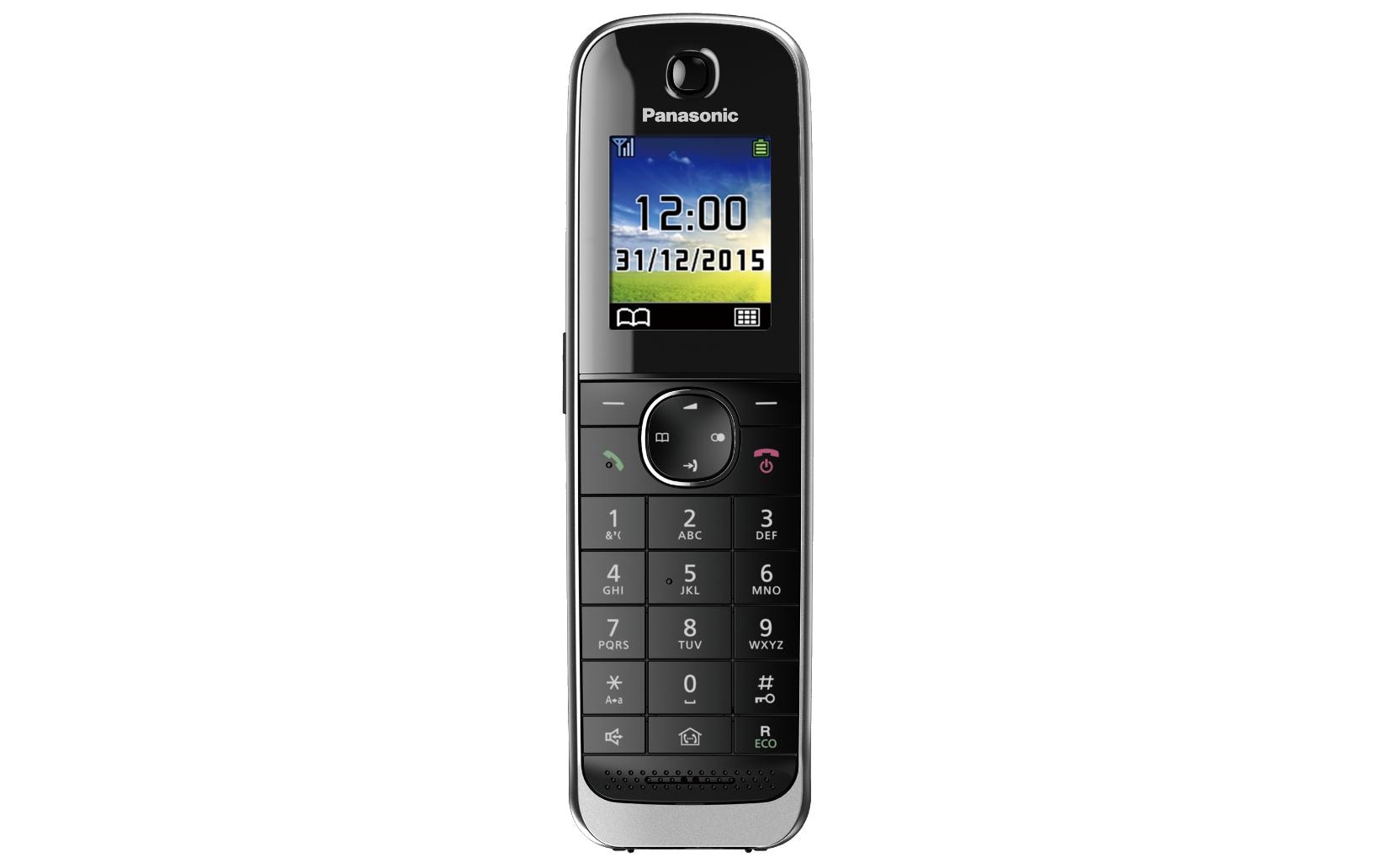 Schnurlostelefon KX-TGJ310SLB SchwarzElegantes und luxuriöses digitales Schnurlostelefon