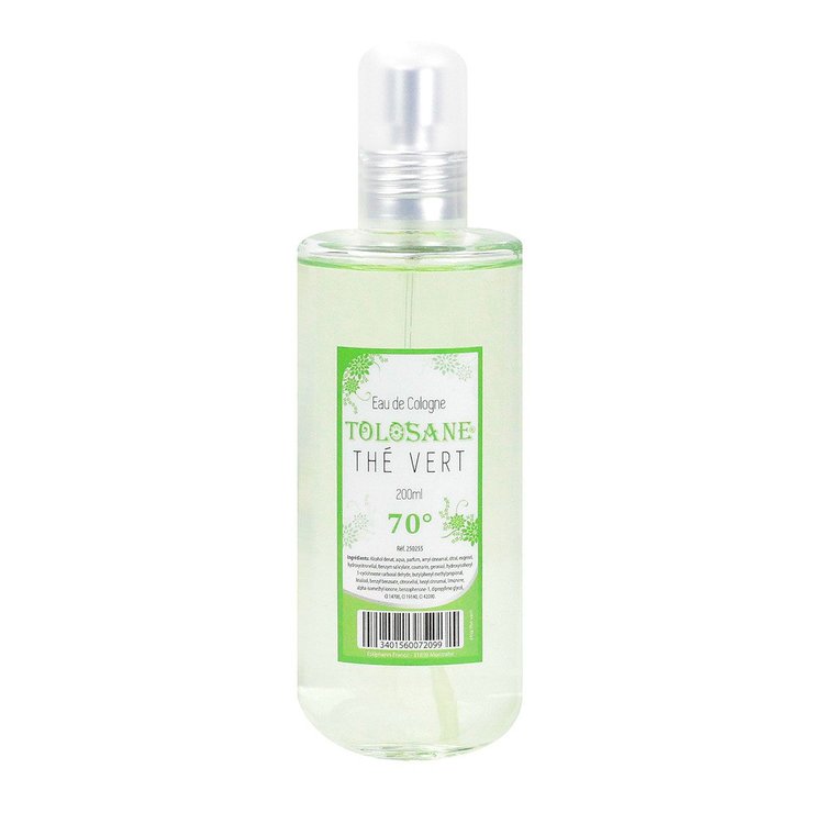 Tolosane eau Cologne Thé vert 70° 200ml
