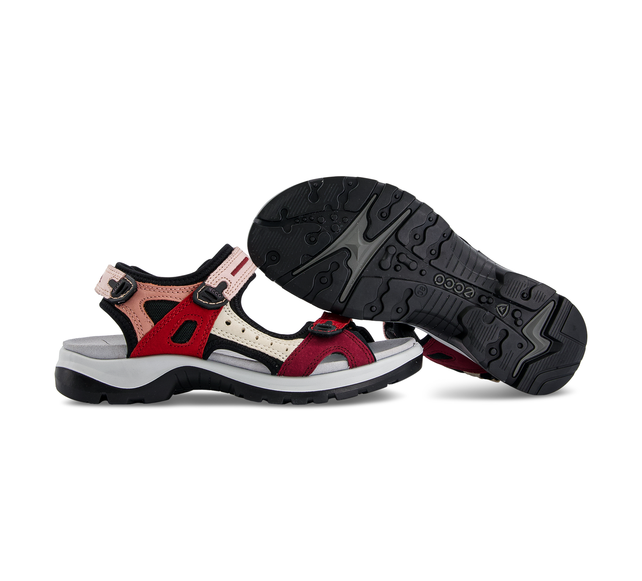Ecco Offroad - Trekkingsandalen rotmulticolor