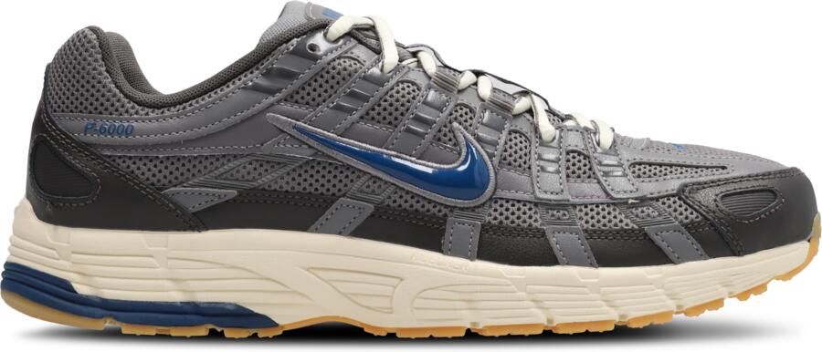 Nike P-6000 Sneakers Grijs Mesh Synthetisch