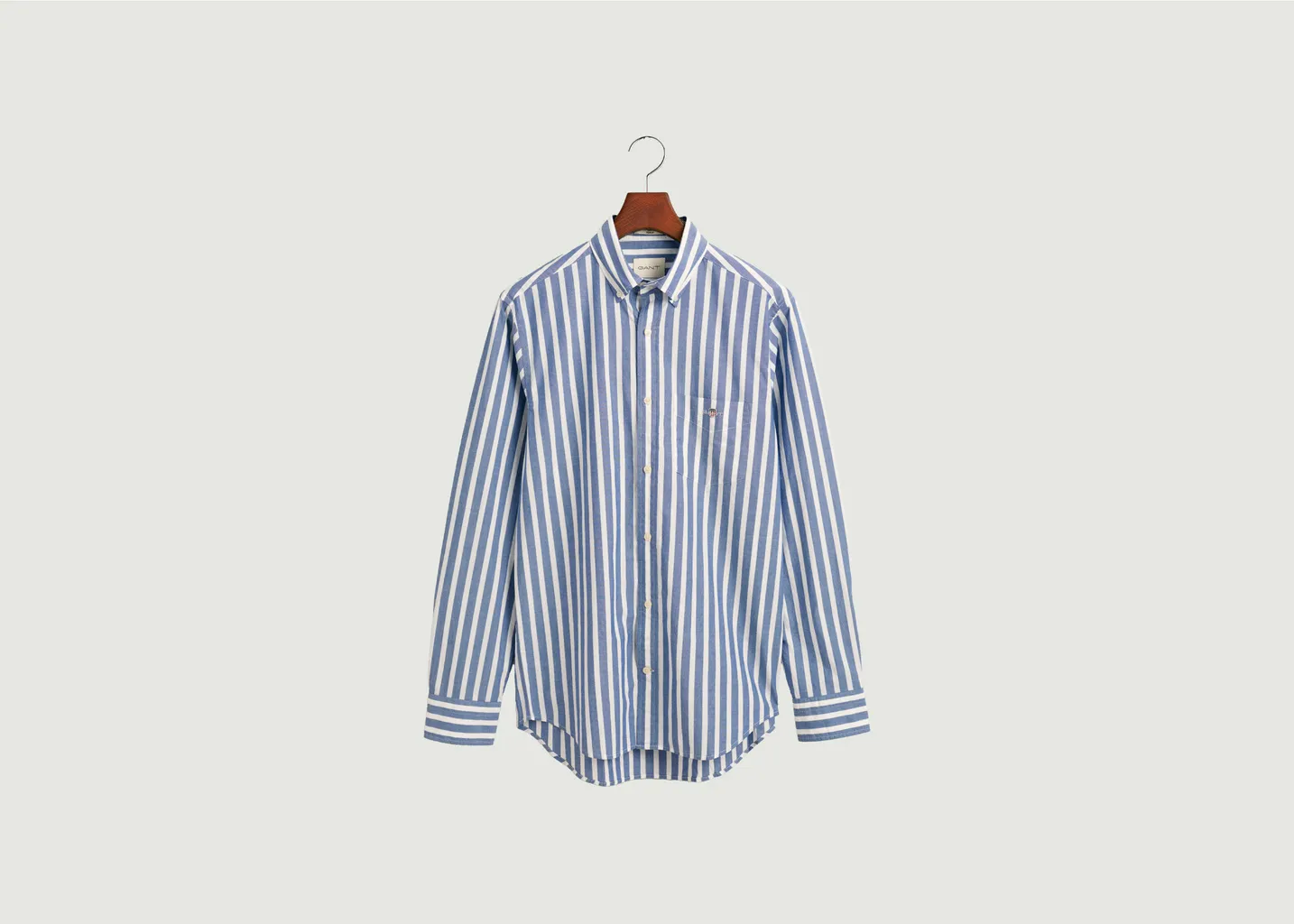 Chemise À Rayures En Popeline Gant