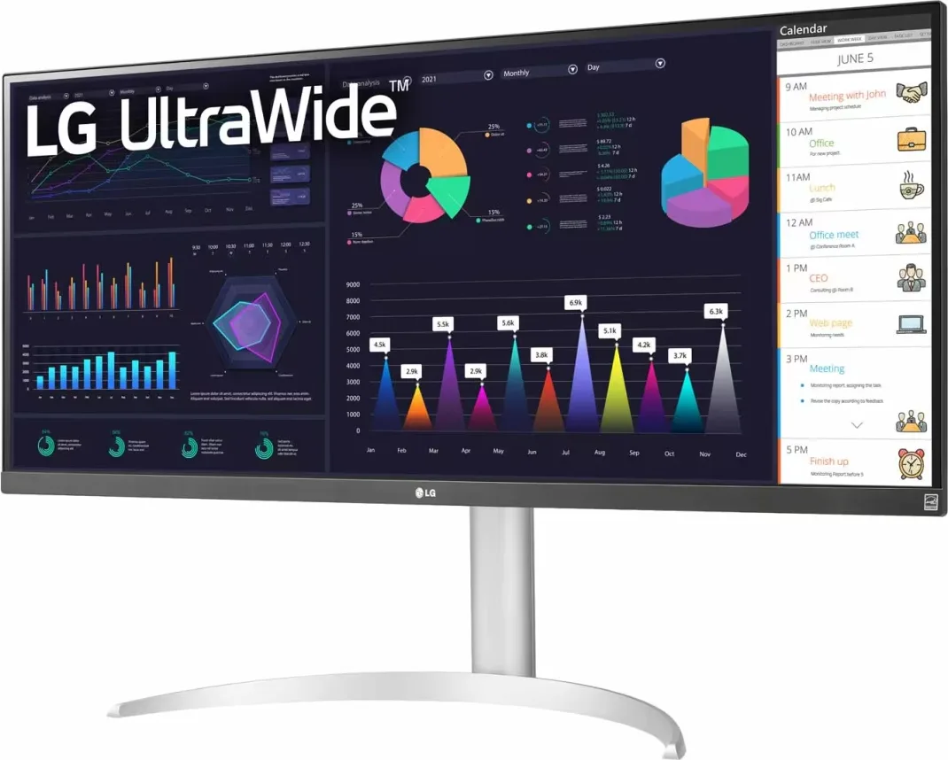 LG UltraWide 29WQ600-W Écrans de bureau et professionnels