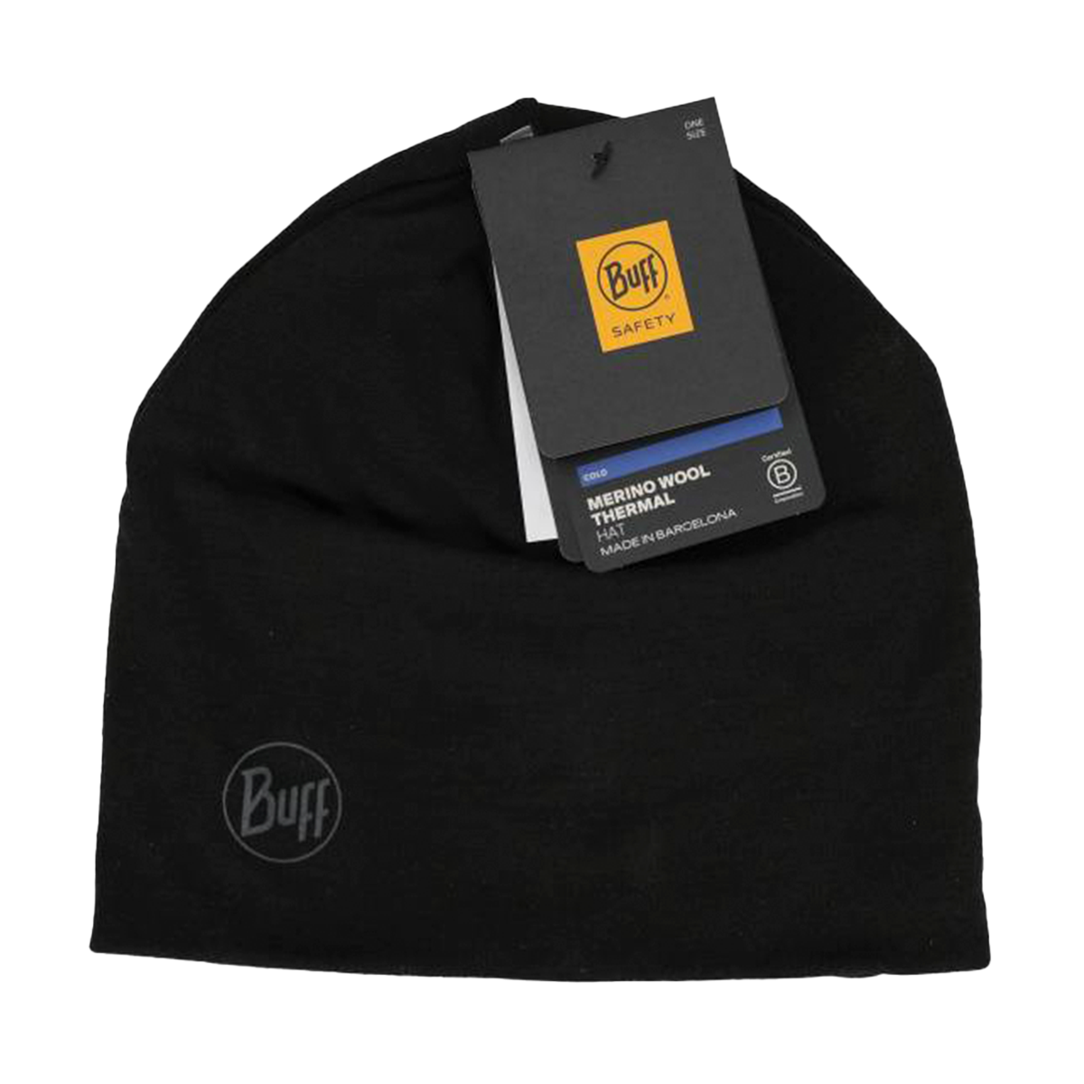Buff Merino Wool Thermal hue (Black)